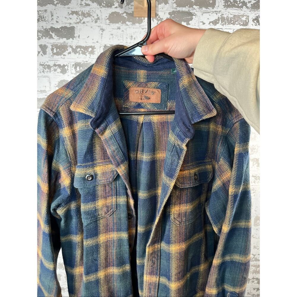Orvis | men button down flannel plaid